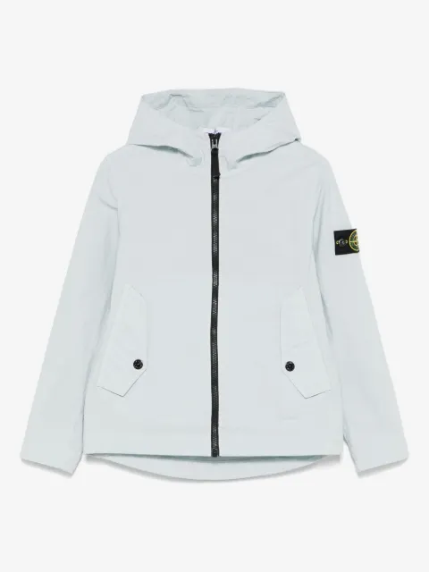 Stone Island Junior veste en coton stretch