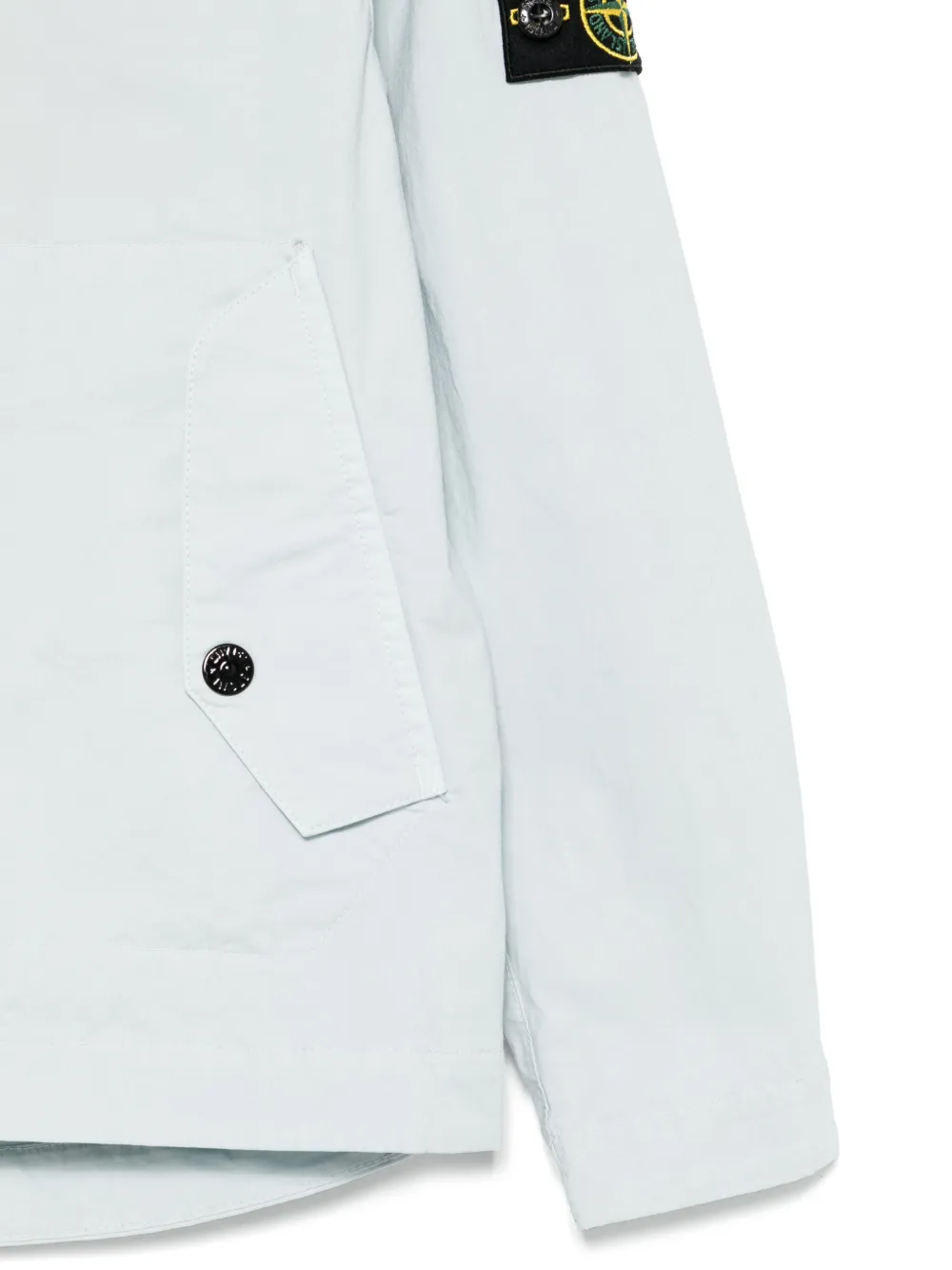 Stone Island Junior Jack van stretch-katoen Blauw
