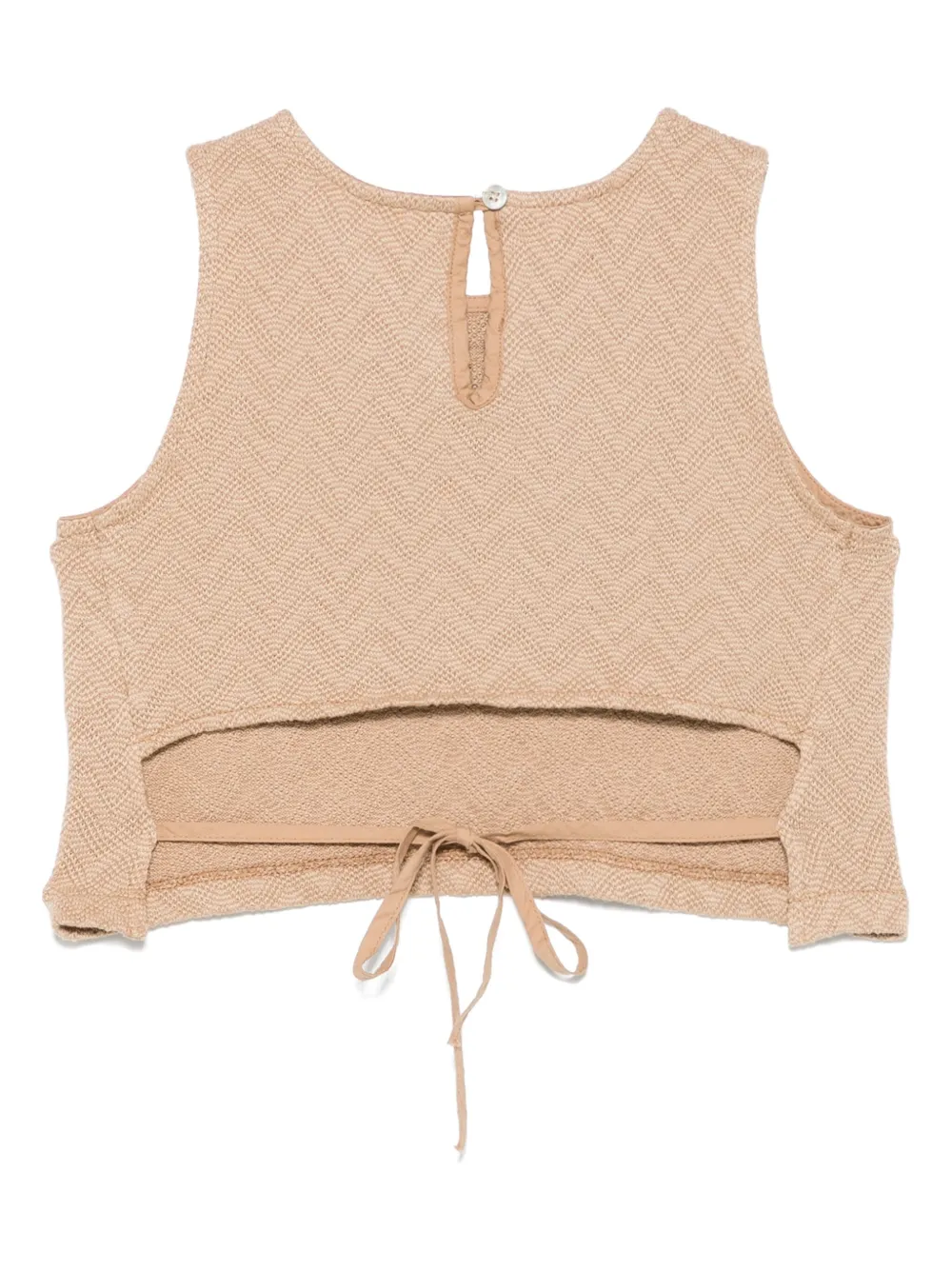 Zhoe & Tobiah chevron-pointelle tank top | Boys T-Shirts | Image 2