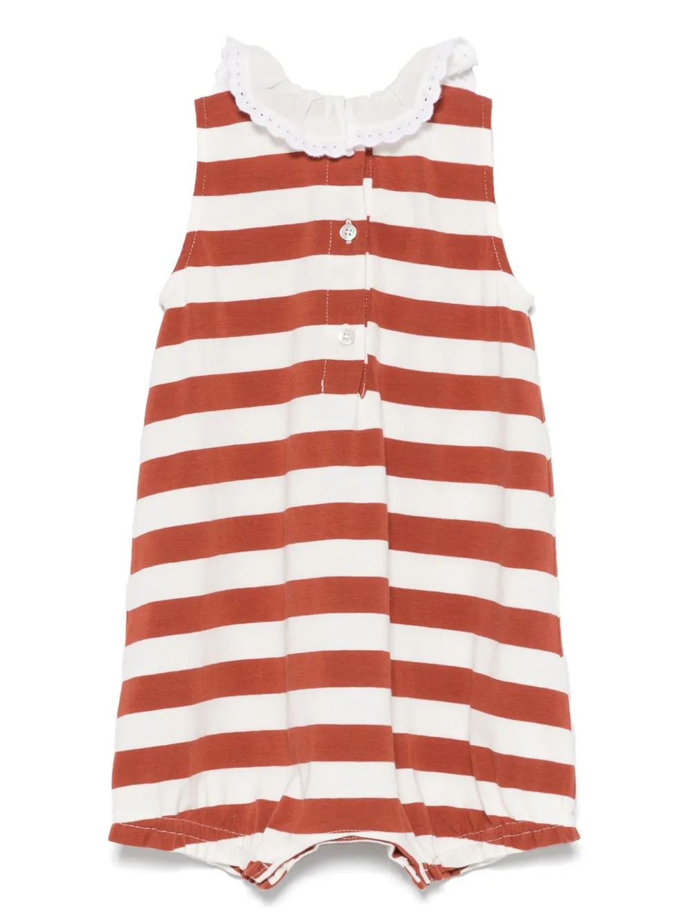 Zhoe & Tobiah striped romper - Wit