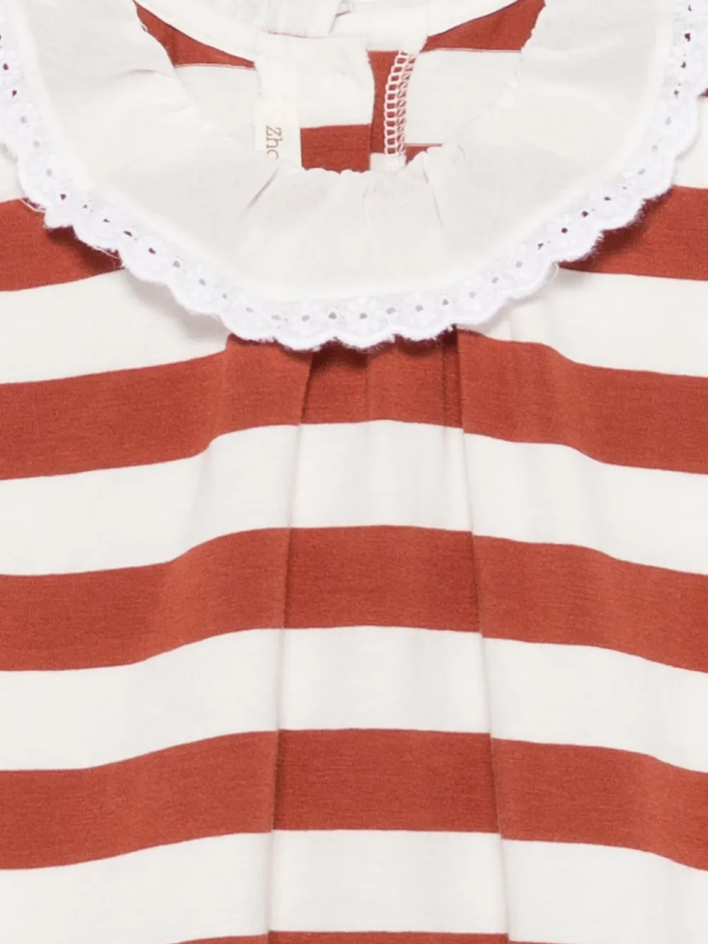 ZHOE & TOBIAH STRIPED ROMPER 