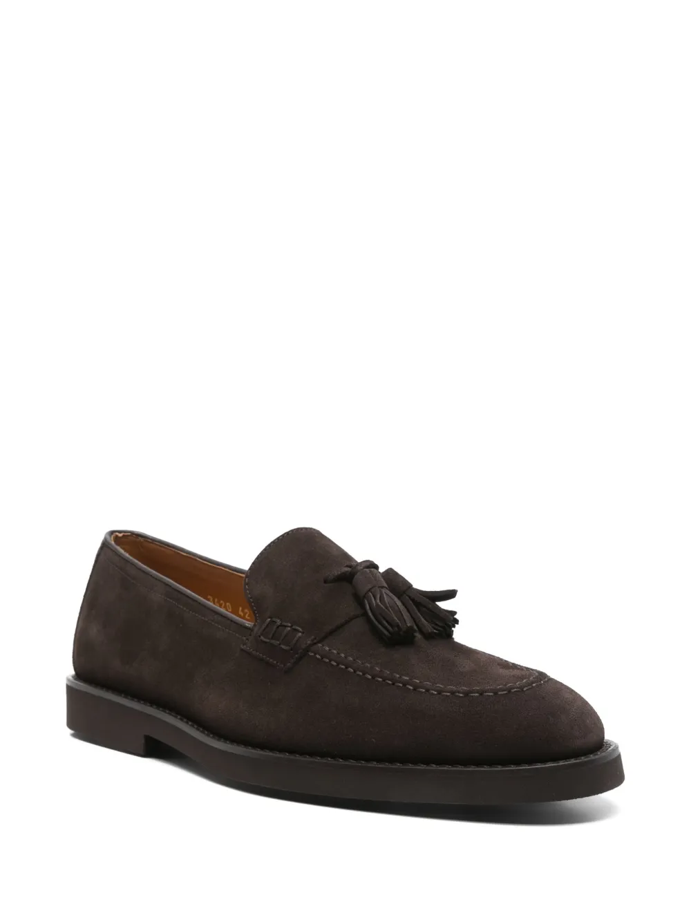 Doucal's suede loafers Brown