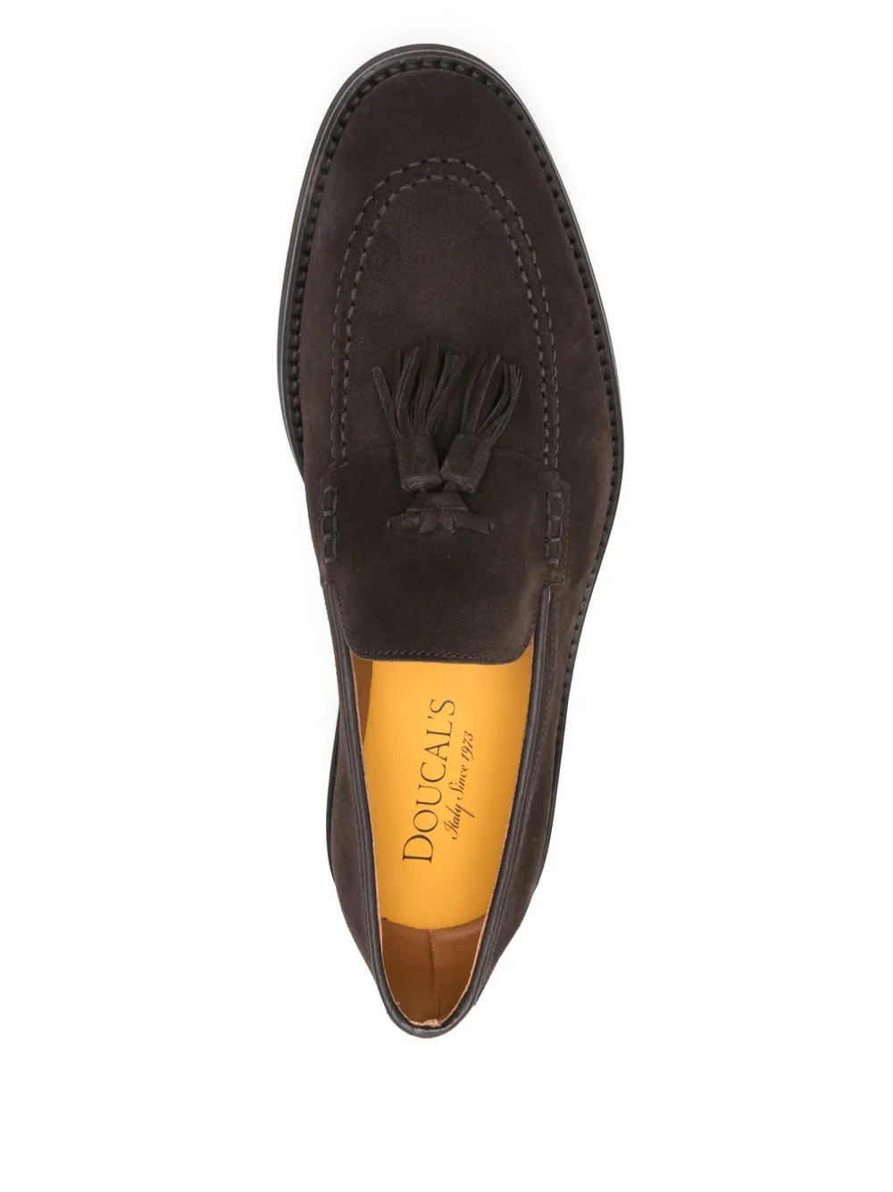 Doucal's suede loafers Brown