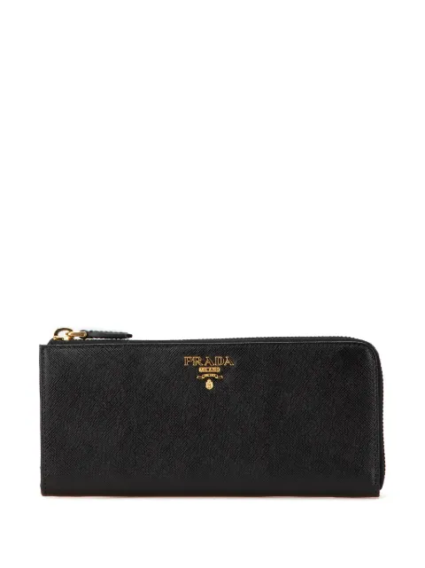 Prada Pre-Owned 2000-2024 Saffiano Zip Wallet long wallets