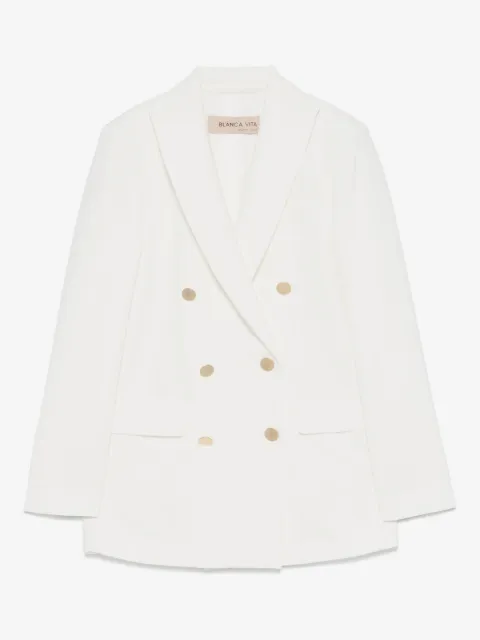 Blanca Vita blazer con doble botonadura