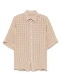 Costumein checked shirt - Neutrals