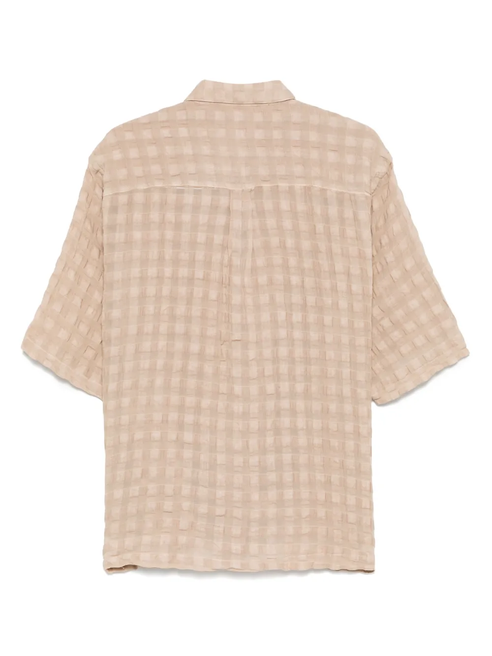 Costumein checked shirt - Beige