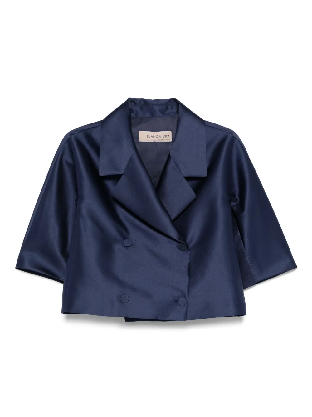 Blanca Vita Satijnen blazer Blauw