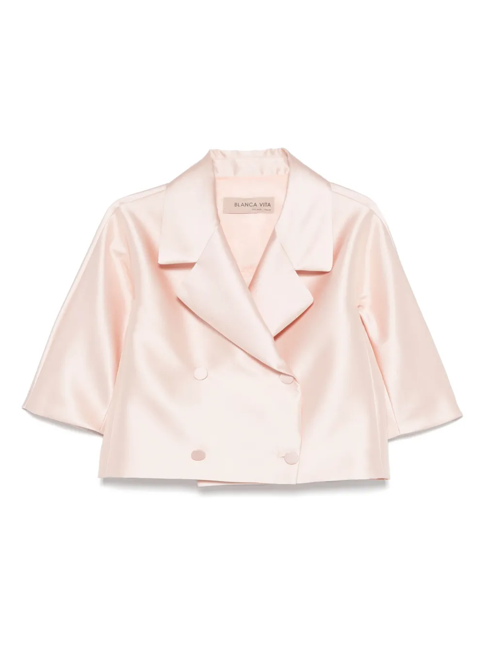 Blanca Vita Satijnen blazer Beige