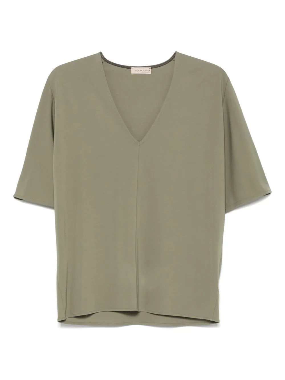 Blanca Vita Jersey T-shirt Groen