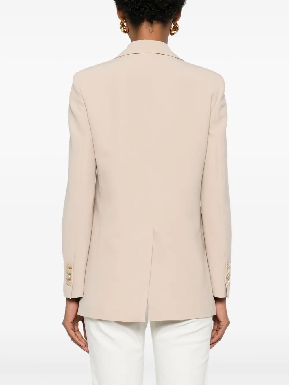 Blanca Vita Blazer met dubbele rij knopen Beige