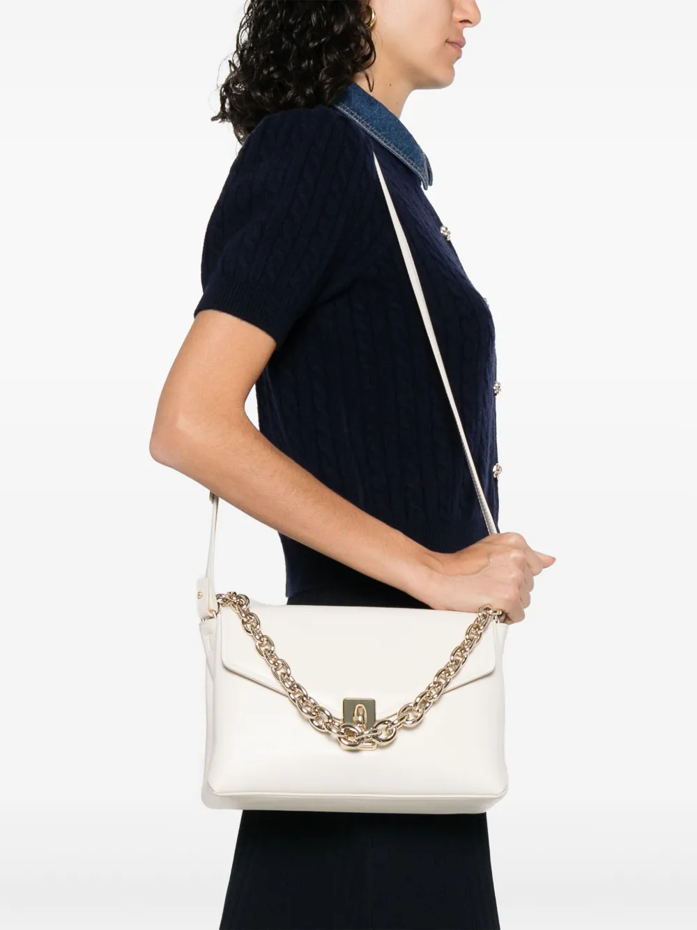 Furla Medium Meridiana schoudertas - Beige