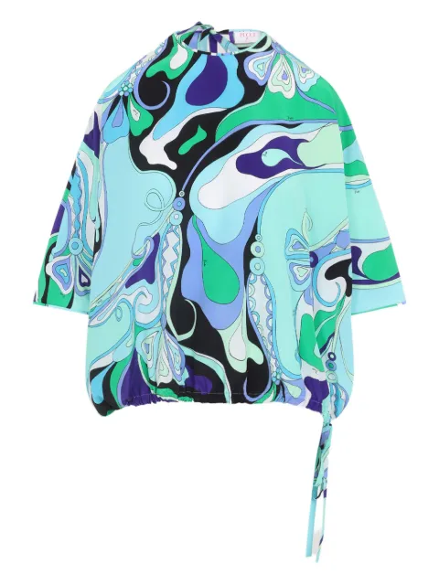 PUCCI blouse en soie à imprimé Orchid