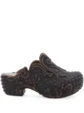 Melissa x Y Project Court mules - Brown