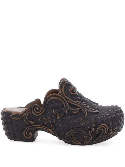 Melissa mules Court con tacón de 40mm en colaboración con Y Project
