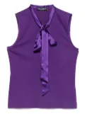 Dolce & Gabbana Pre-Owned 2000s bow-detailed top - Purple