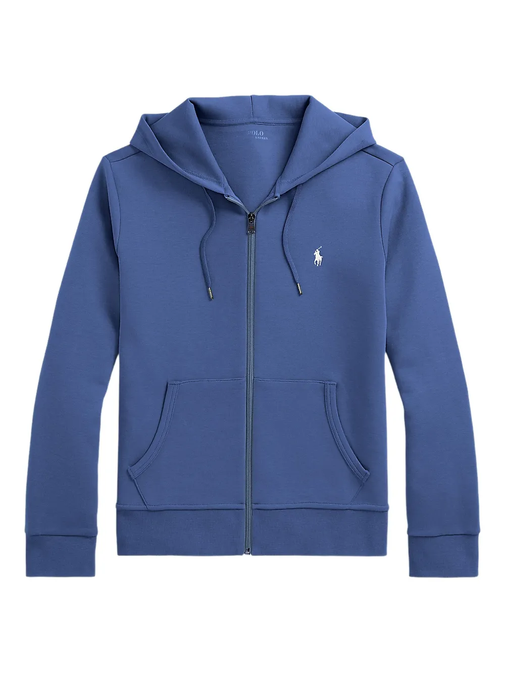 Polo Ralph Lauren ダブルニット ジップアップ パーカー - ブルー Polo Ralph Lauren ダブルニット ジップアップ パーカー - ブルー