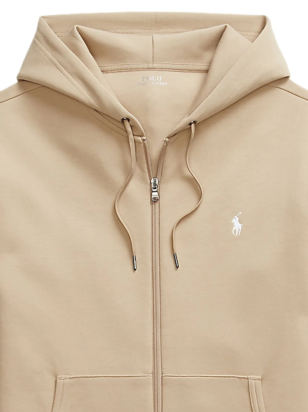Polo Ralph Lauren Gebreide hoodie met rits Beige