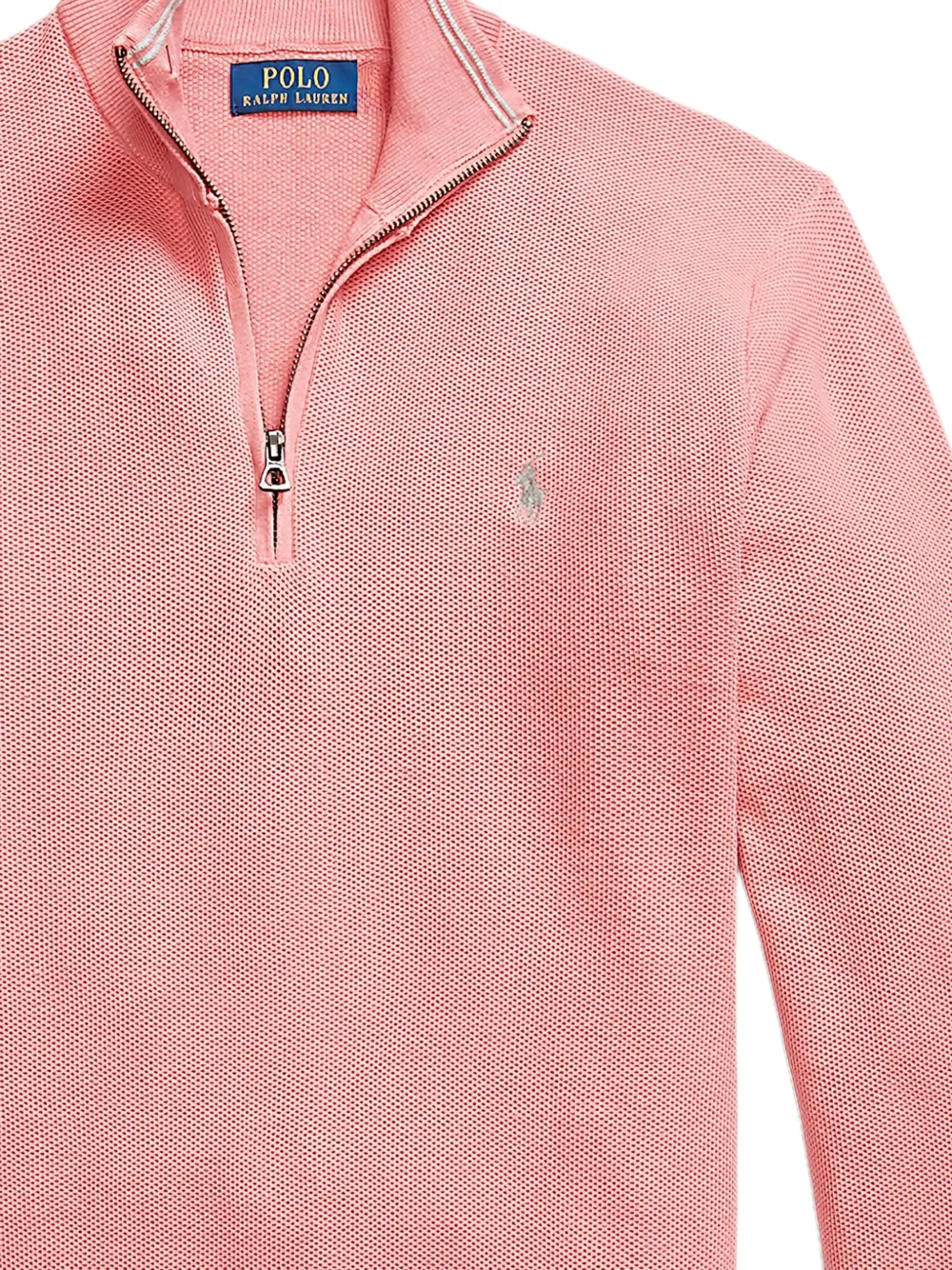 Polo Ralph Lauren Gebreide katoenen sweater met mesh Roze
