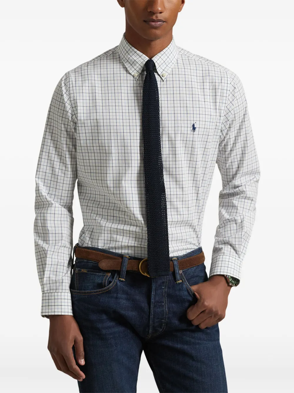 Polo Ralph Lauren Geruit overhemd Wit