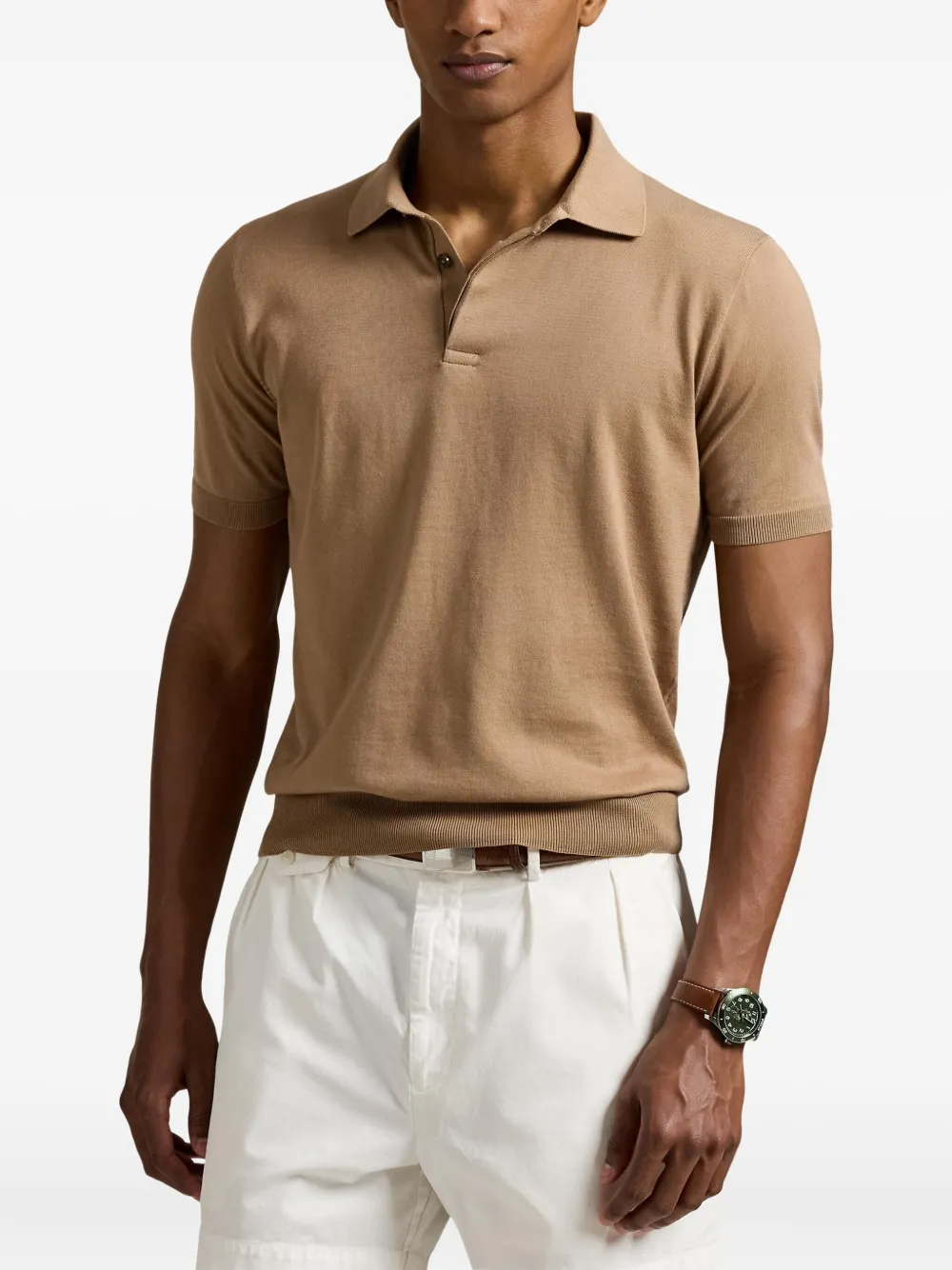 Polo Ralph Lauren Poloshirt met korte mouwen Bruin