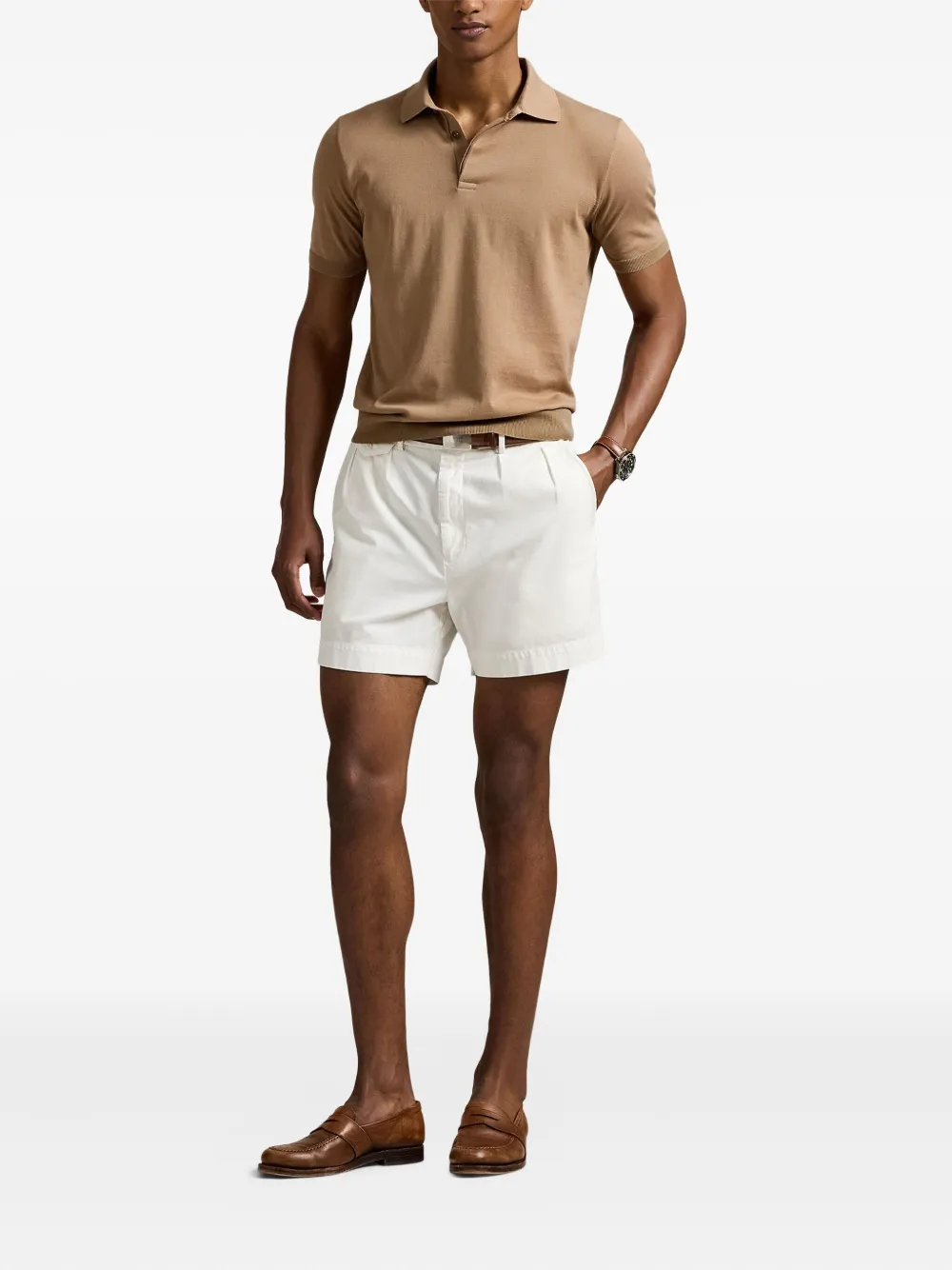 Polo Ralph Lauren Poloshirt met korte mouwen Bruin