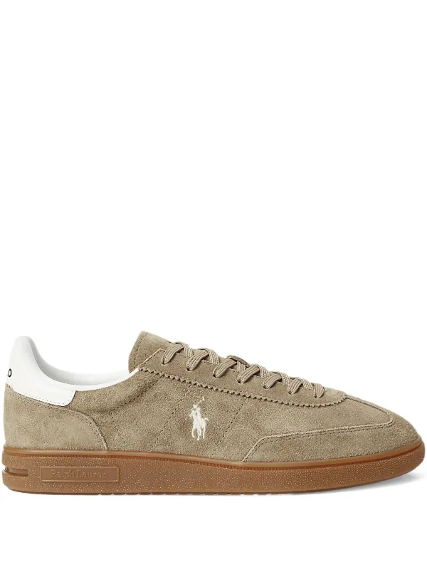 Polo Ralph Lauren スエード スニーカー | ニュートラル | FARFETCH JP