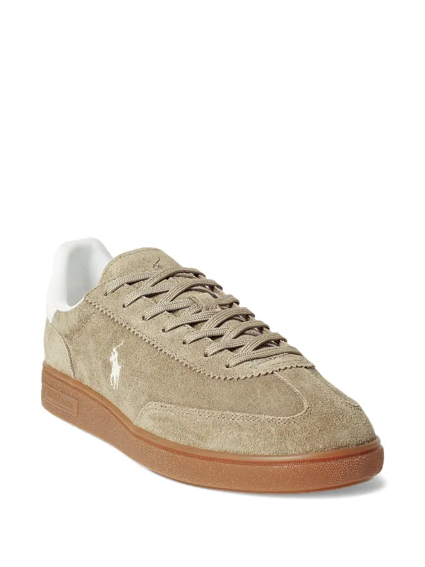 Polo Ralph Lauren スエード スニーカー | ニュートラル | FARFETCH JP