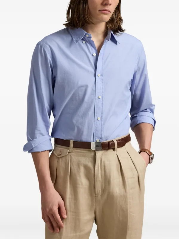 Polo Ralph Lauren Camicia Con Colletto button-down Blu FARFETCH IT