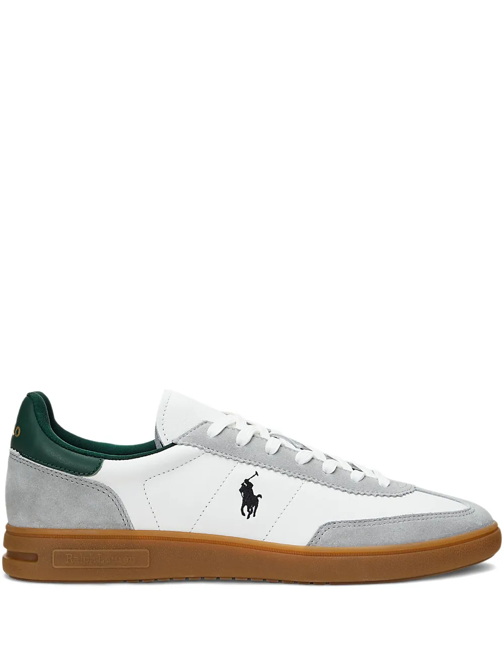Polo Ralph Lauren Suède sneakers Grijs