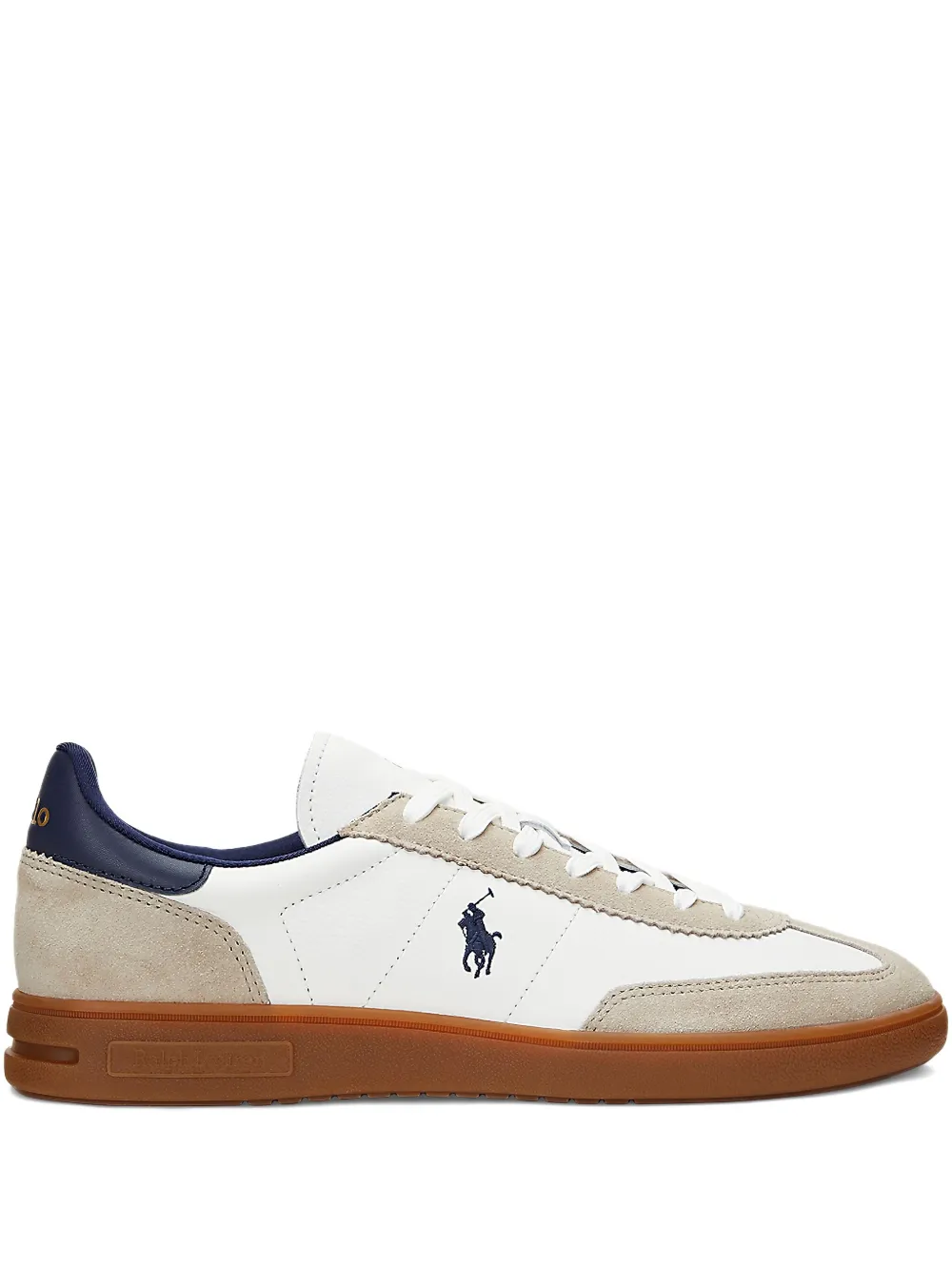 Polo Ralph Lauren suede sneakers White