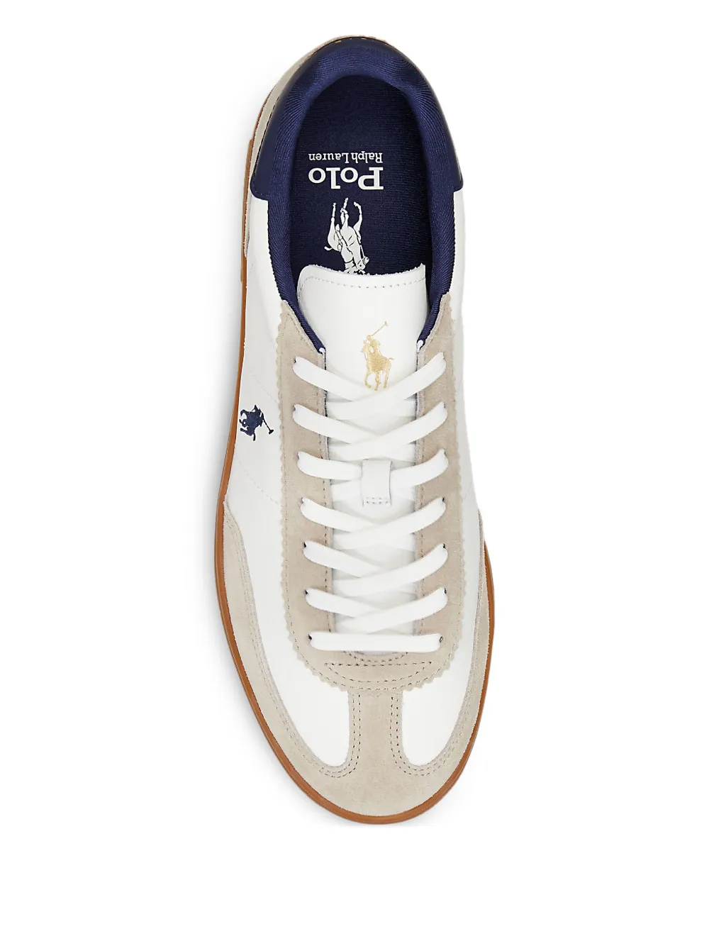Polo Ralph Lauren suede sneakers White