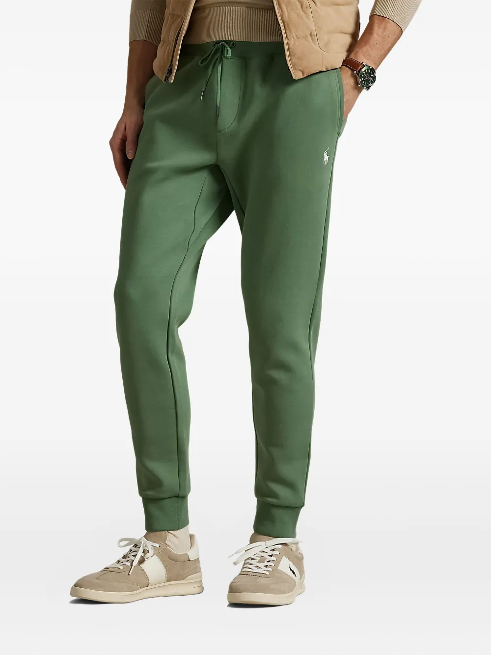 Polo Ralph Lauren Trainingsbroek met toelopende pijpen Groen