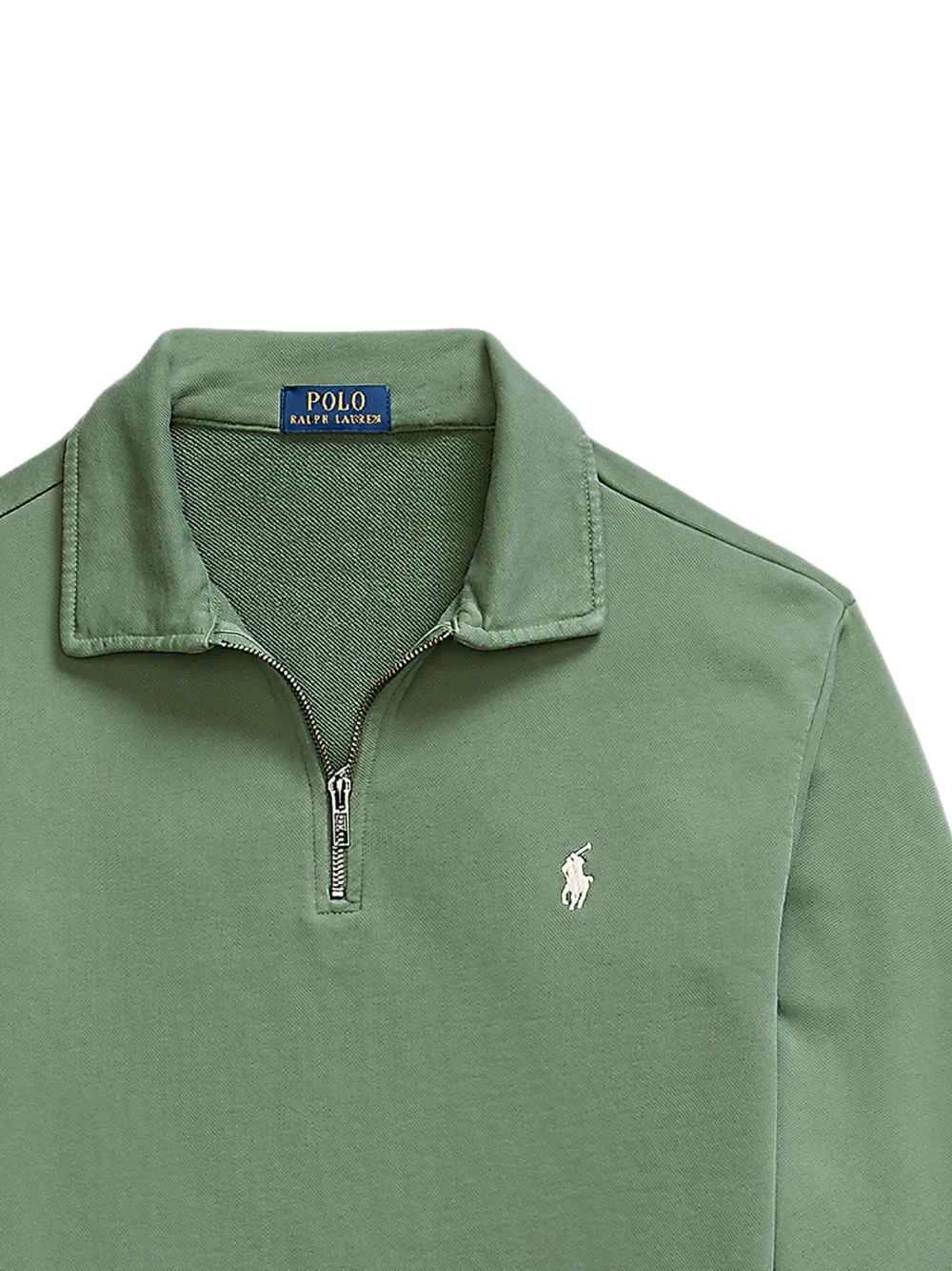 Polo Ralph Lauren Loopback fleece sweater Groen