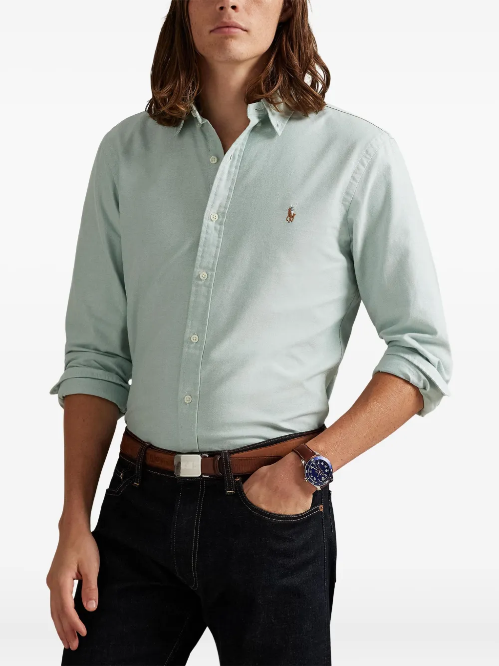 Polo Ralph Lauren Oxford overhemd Groen