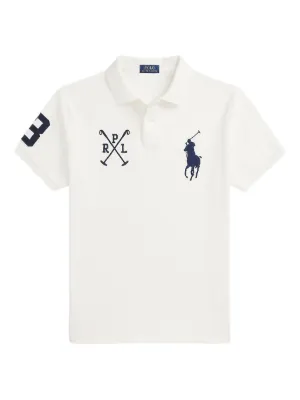 Polo Ralph Lauren Appliqué Polo Shirt | White | FARFETCH