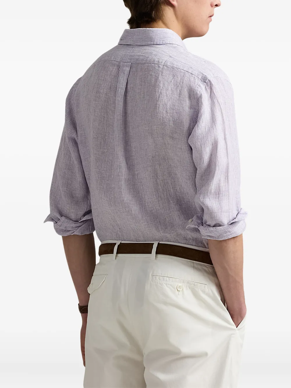 Polo Ralph Lauren Linnen overhemd Paars