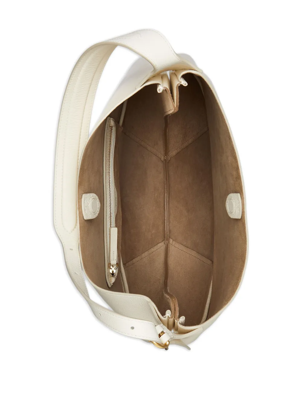 Polo Ralph Lauren Polo ID schoudertas met logoplakkaat Beige