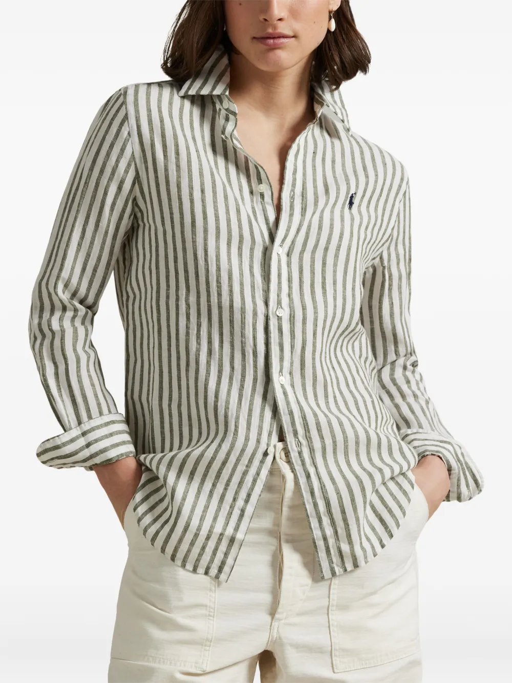 Polo Ralph Lauren Gestreept blouse Groen