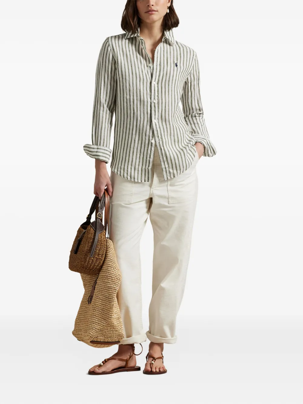 Polo Ralph Lauren Gestreept blouse Groen