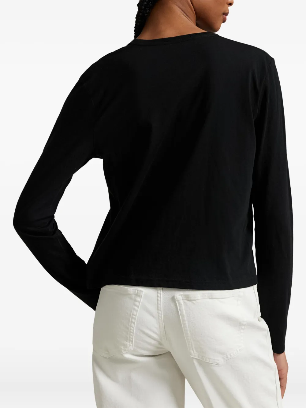Polo Ralph Lauren T-shirt met lange mouwen Zwart