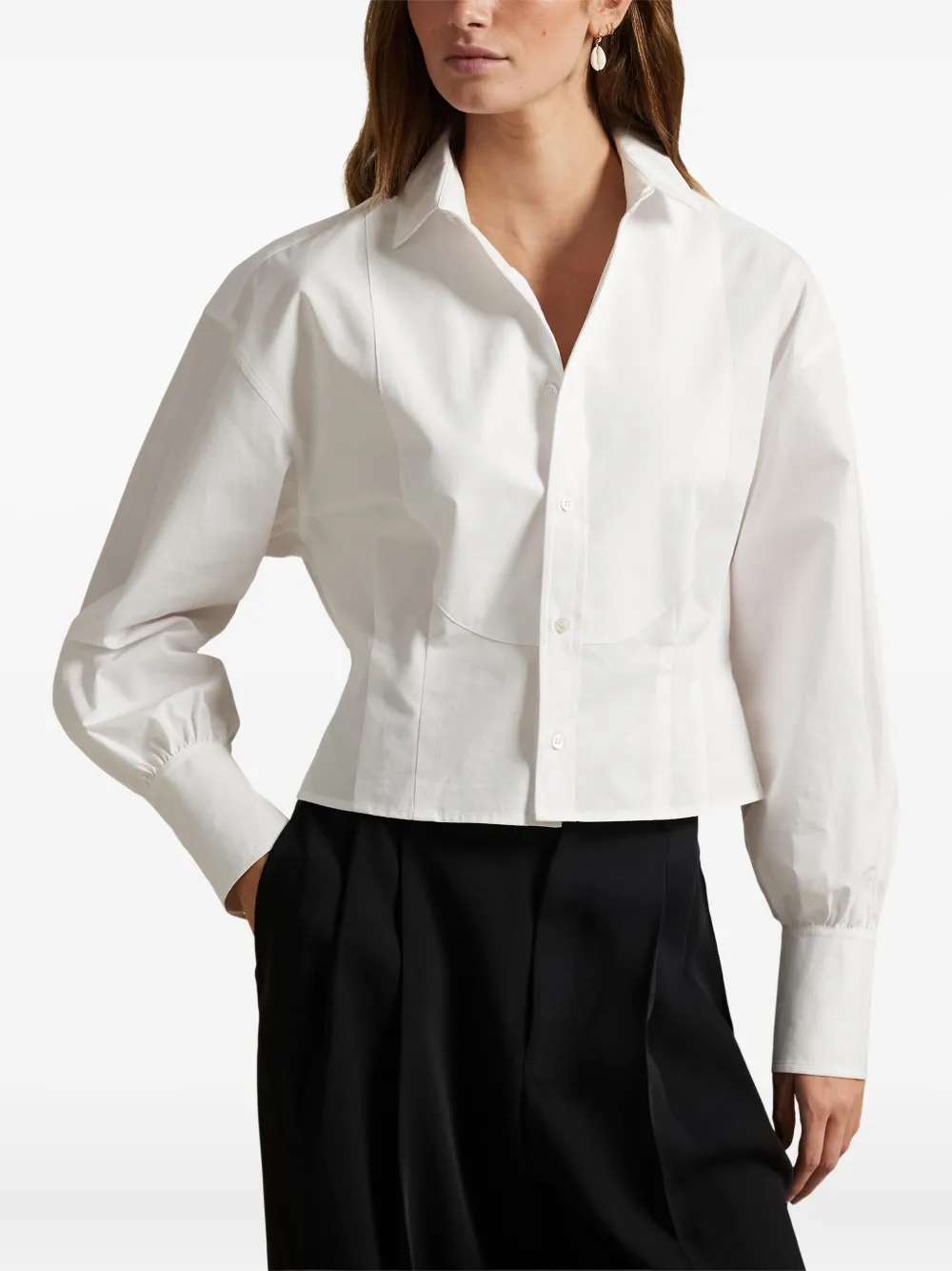 Polo Ralph Lauren Cropped blouse Wit