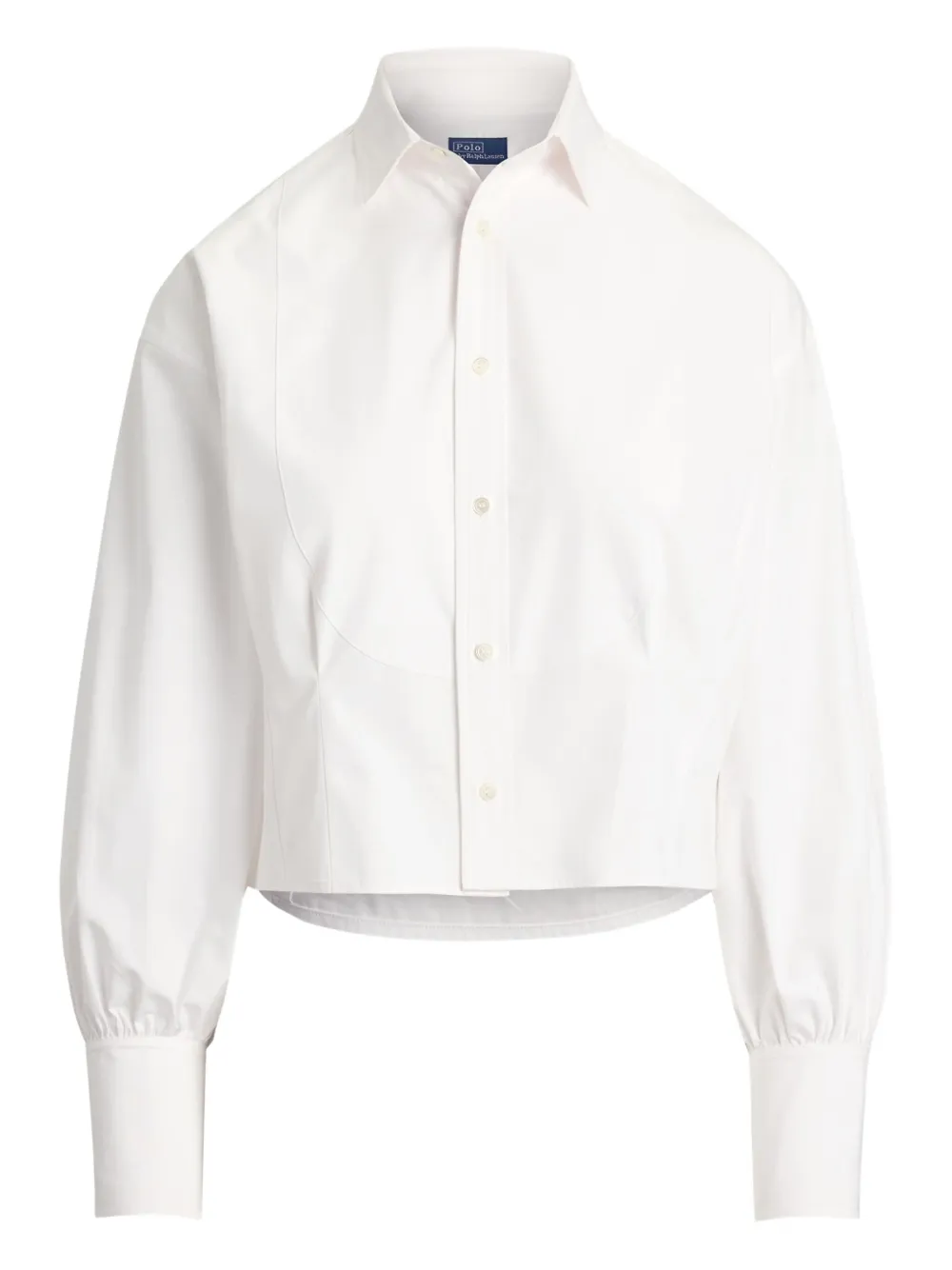 Polo Ralph Lauren クロップド シャツ - ホワイト Polo Ralph Lauren クロップド シャツ - ホワイト