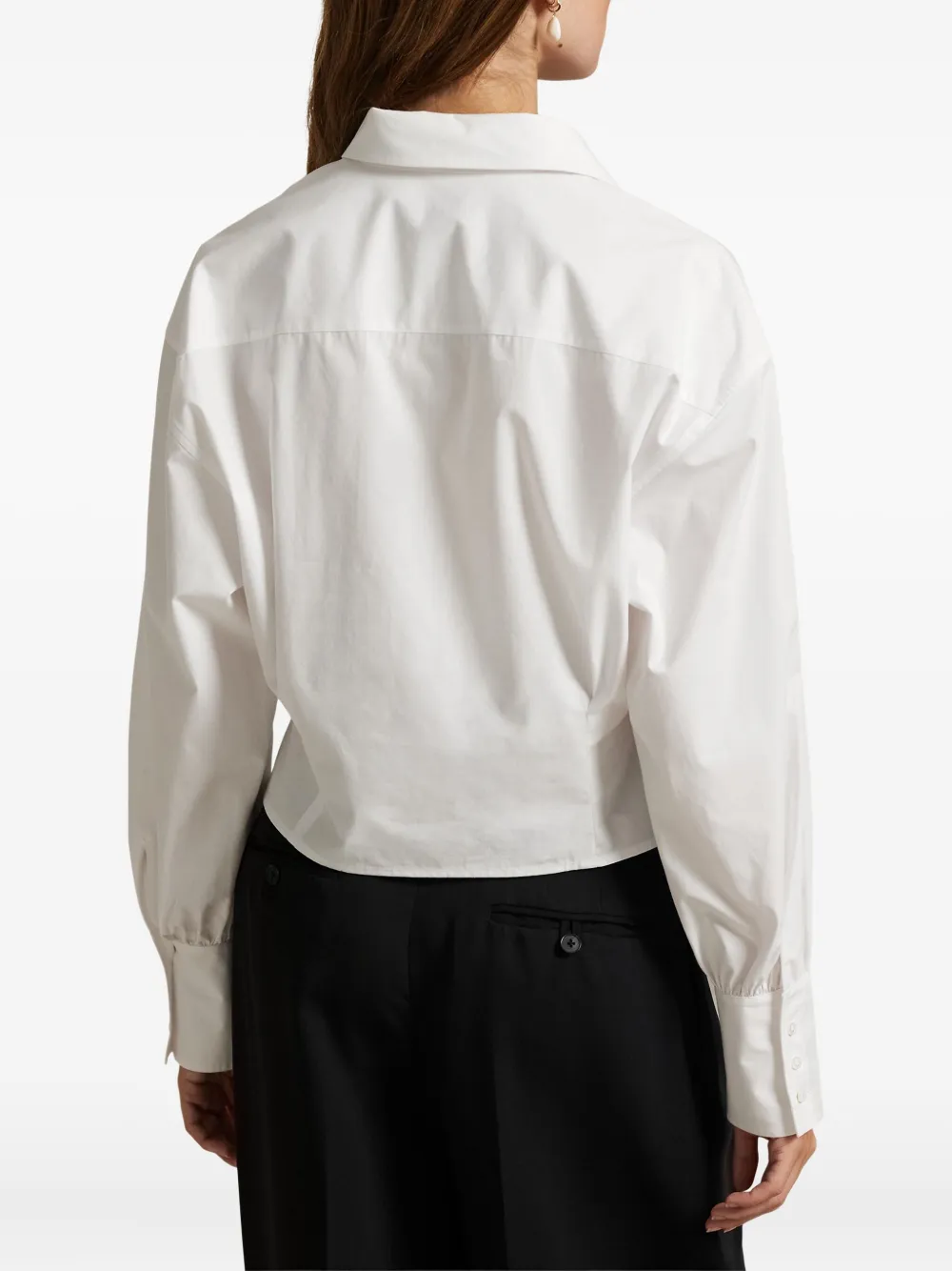 Polo Ralph Lauren Cropped blouse Wit