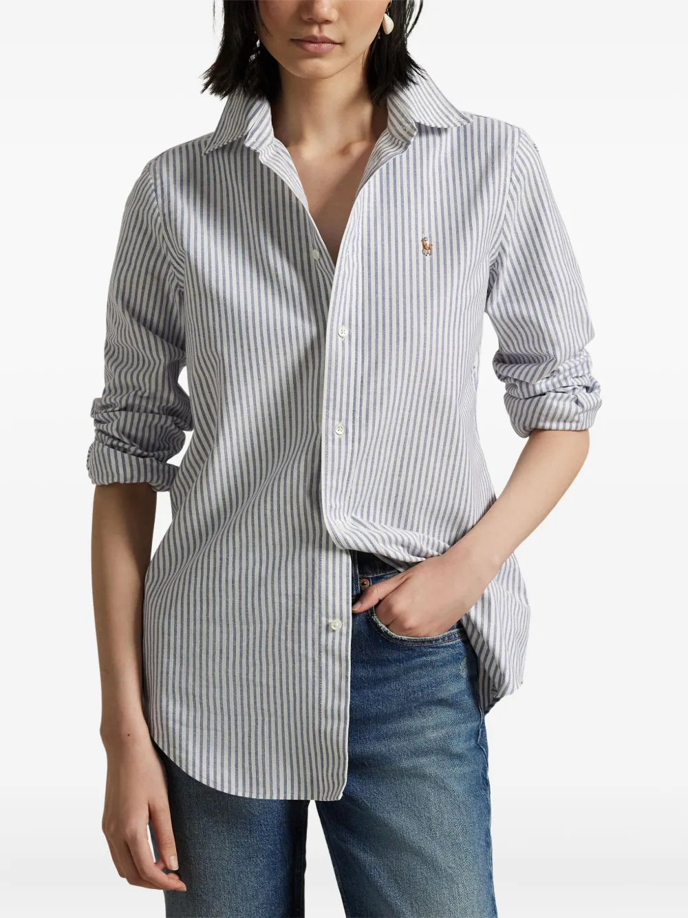 Polo Ralph Lauren Gestreept blouse Wit