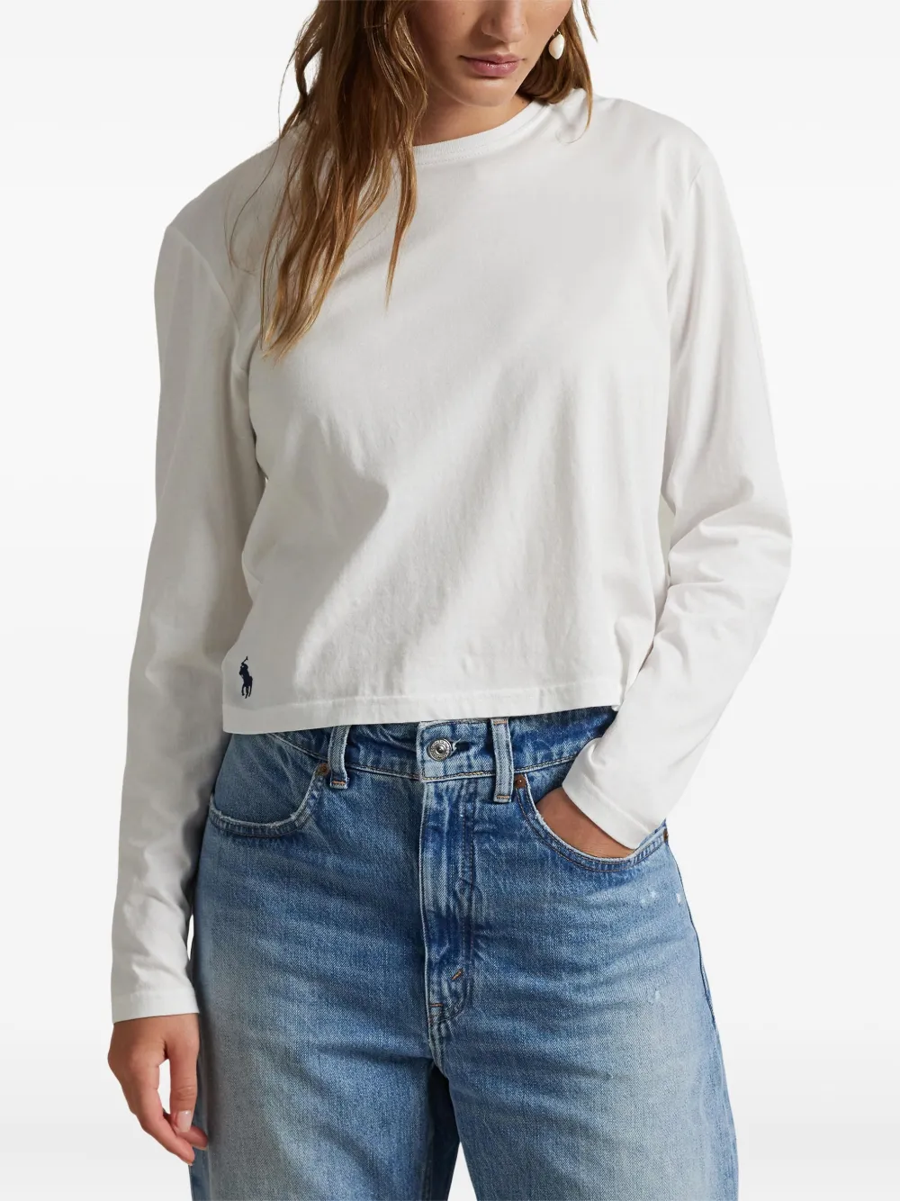 Polo Ralph Lauren T-shirt met lange mouwen Wit