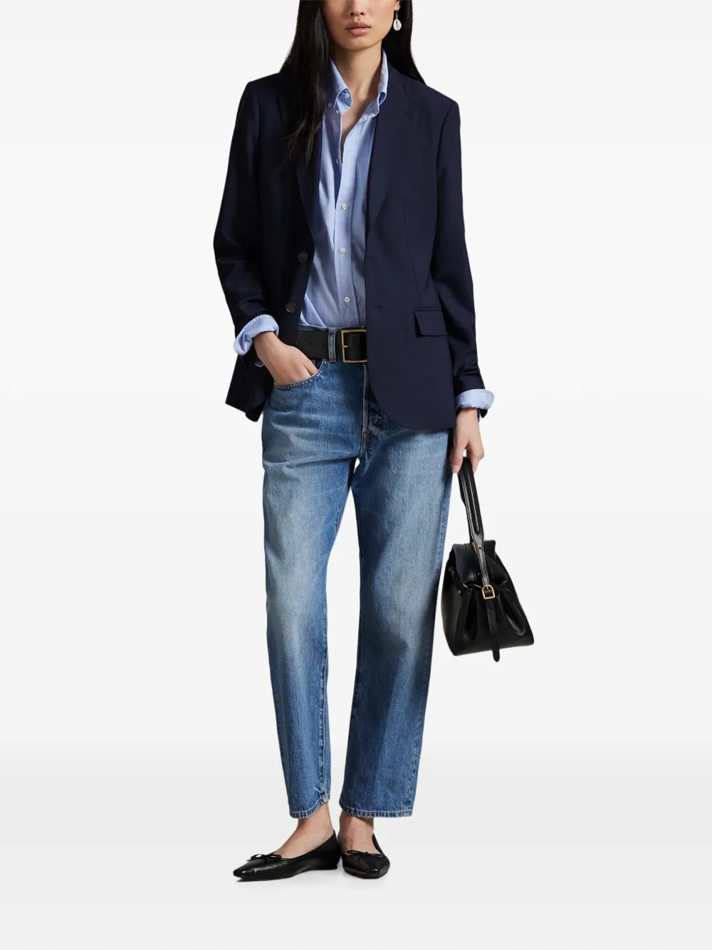 Polo Ralph Lauren Wollen blazer Blauw