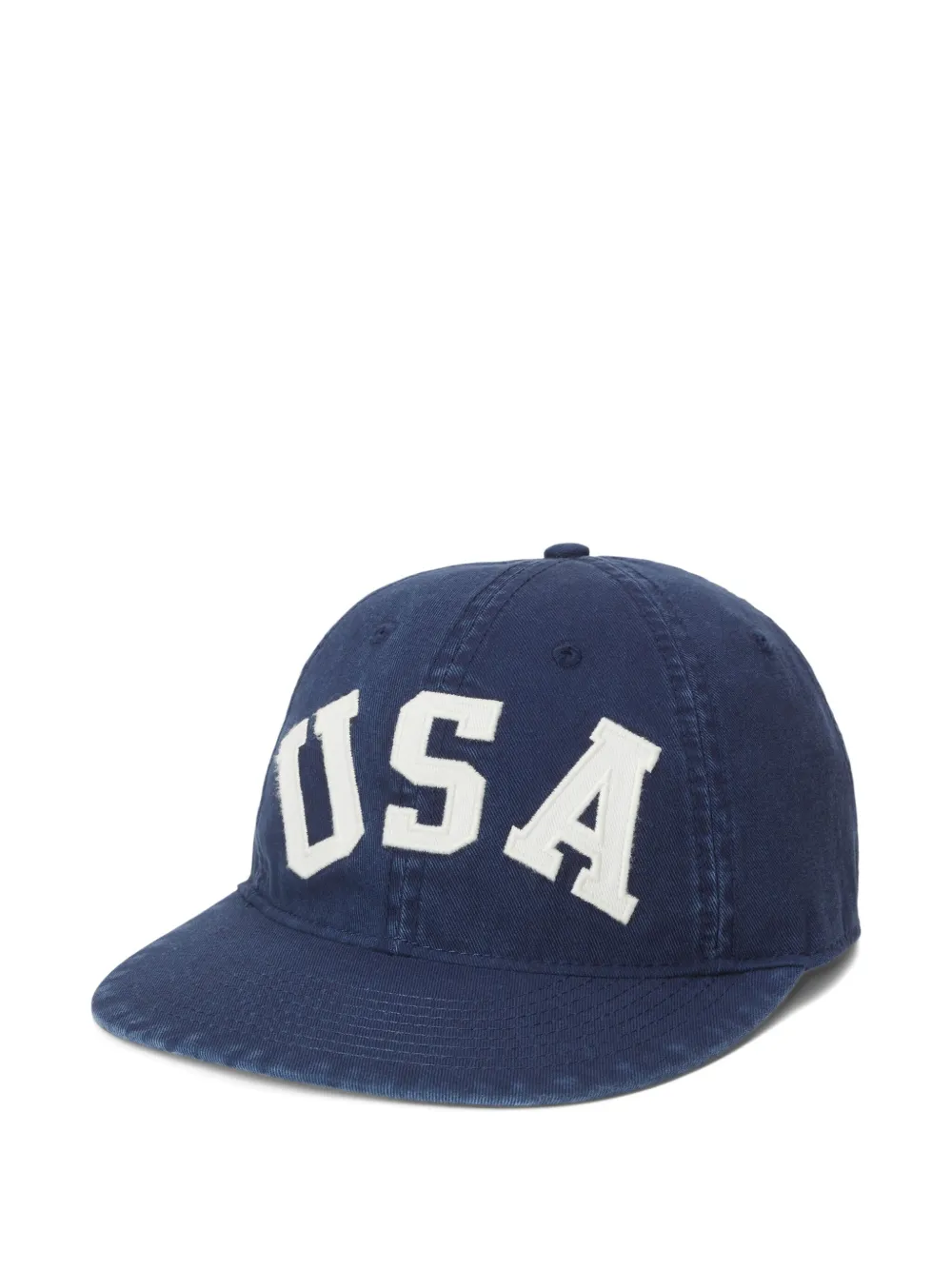 Polo Ralph Lauren Twill pet met USA-applicatie Blauw