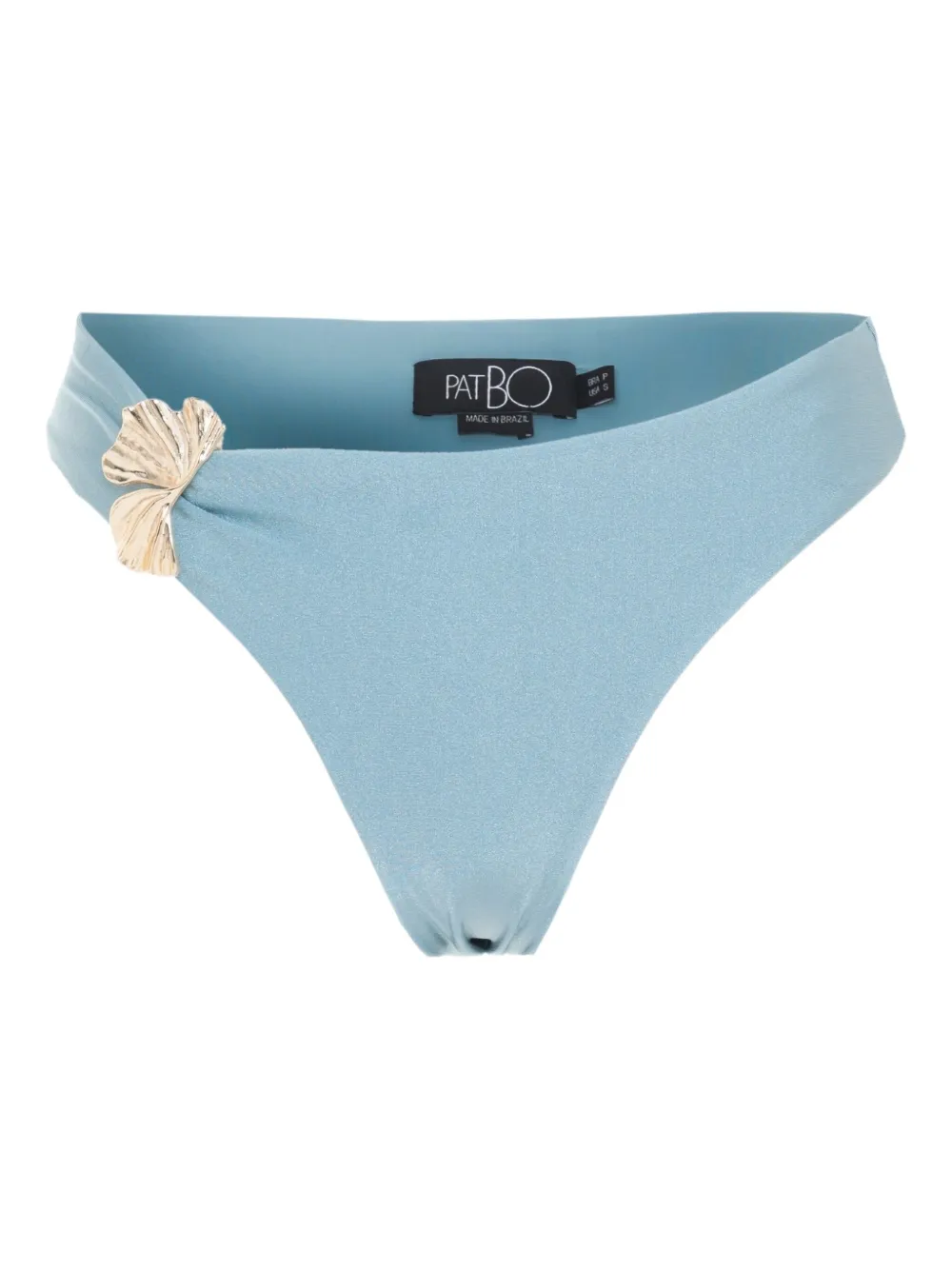 Patbo Shell-embellished Bikini Bottom In Blue