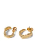 Kate Spade hammered hoop earrings - Gold